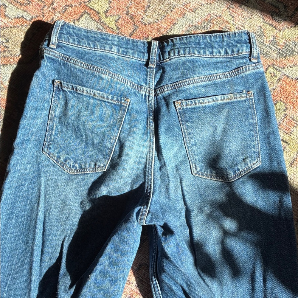 H&M Adjustable Baggy Blue Jeans - Picture 8 of 8